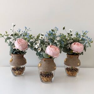 Handmade Winnie the Pooh Honey Pot Faux Floral Centerpiece Baby Shower Decor